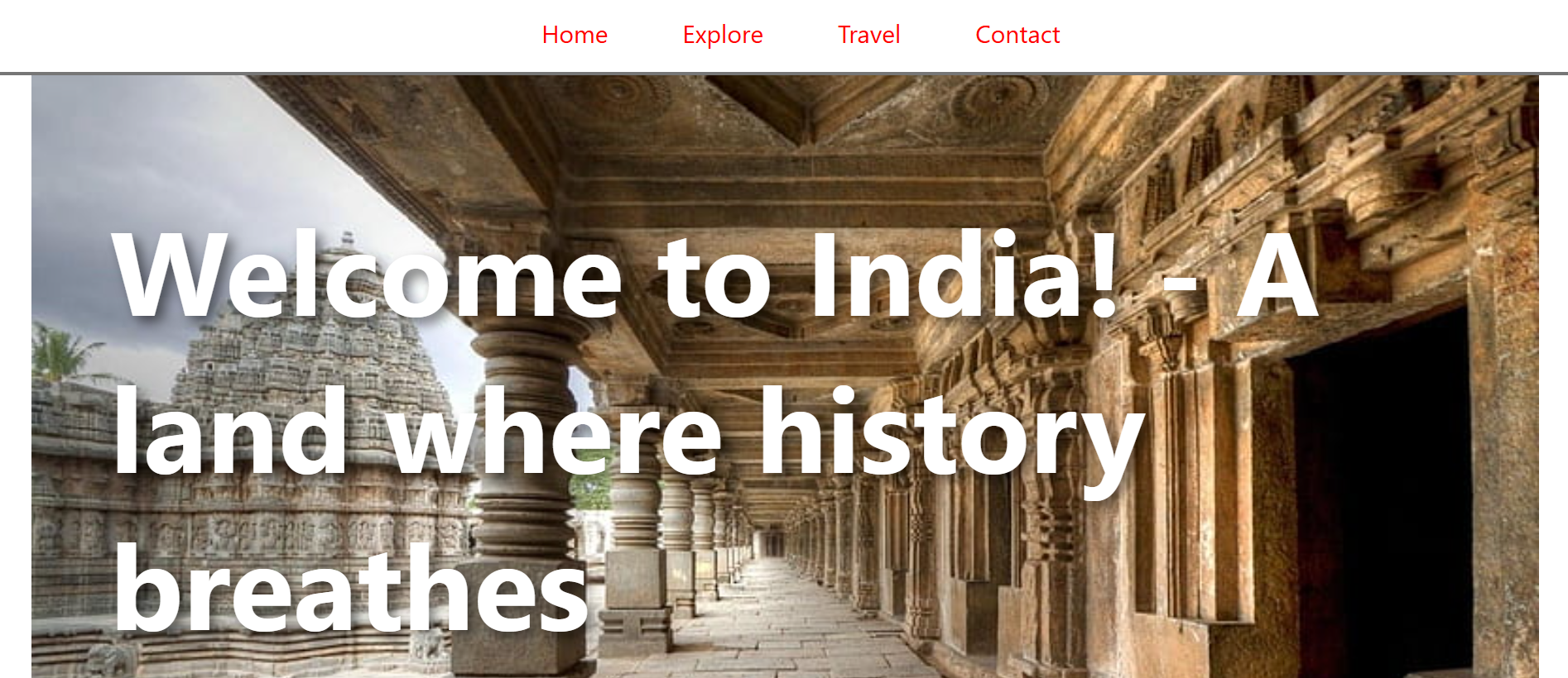 India project banner