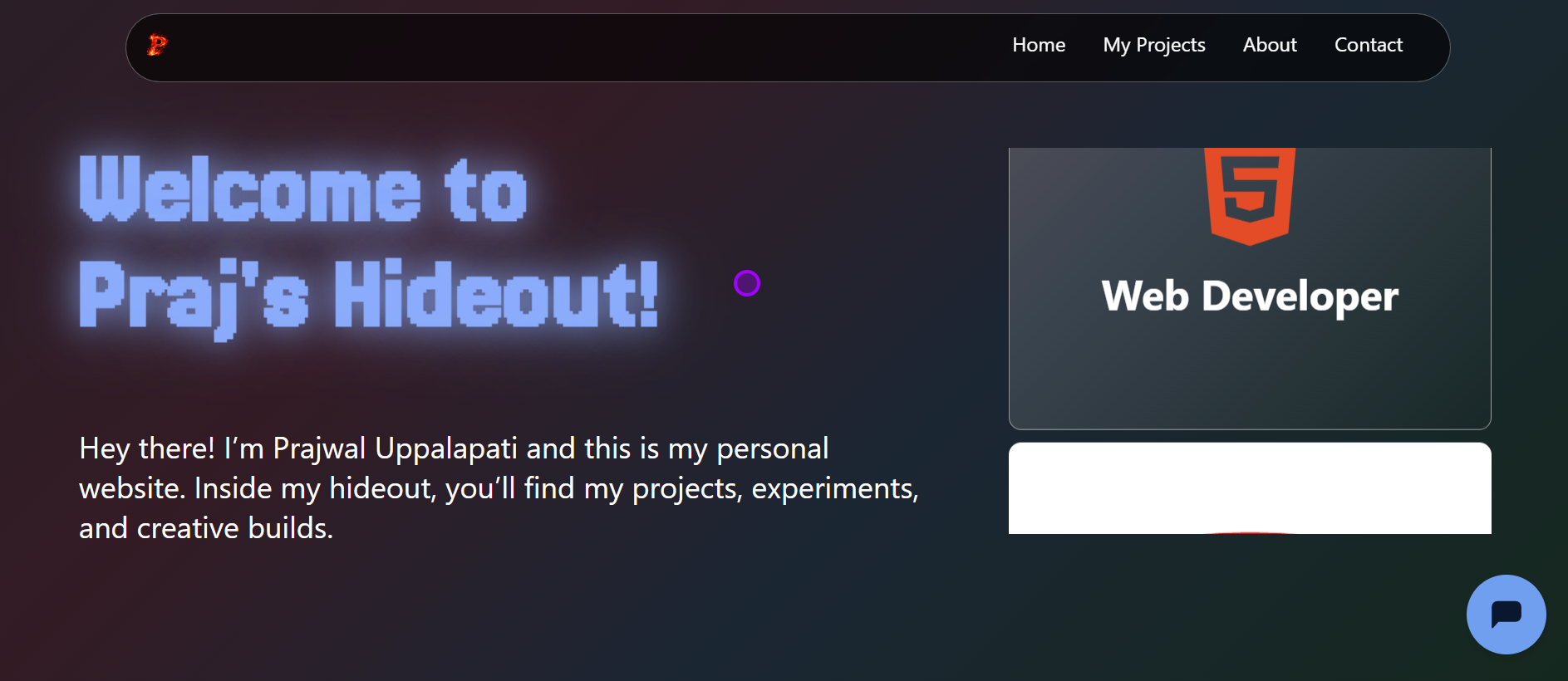 Praj's Hideout project banner